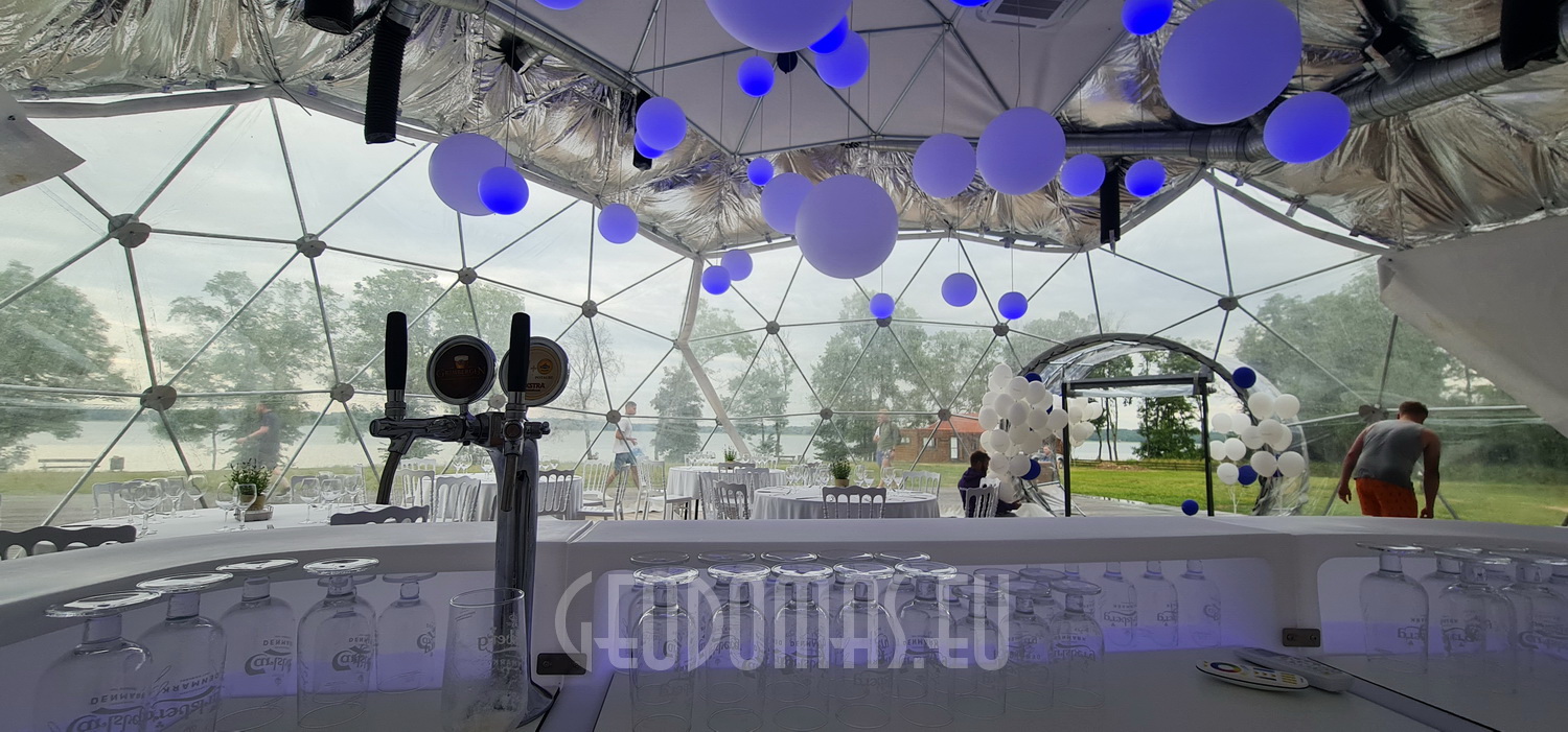 Ø12m Glamping Kupolas Šventėms 113m2 | Alaušo Slėnis, Lietuva
