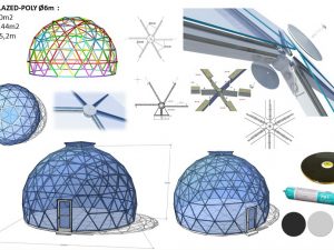 50m2 VIENGUBO STIKLO Ø8m ICO F4+ H5,2m