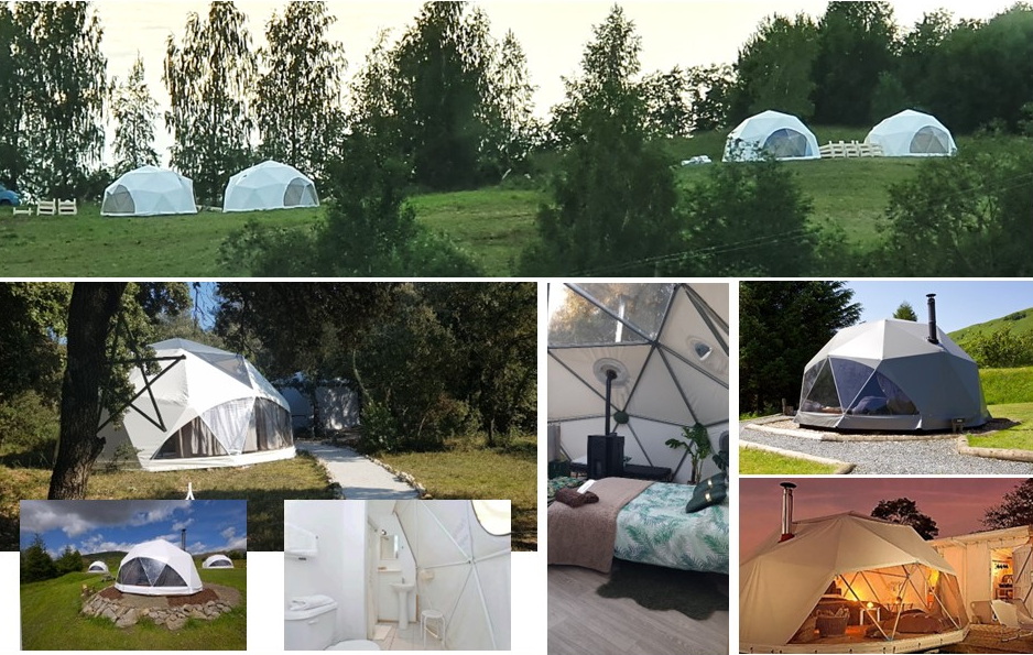 Nacionalinės nelaimių metu prieglaudos apgyvendinimo moduliniai kupolai