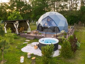 GLAMP 35  Ø6,7m ▪︎ 35m² | VISŲ SEZONŲ