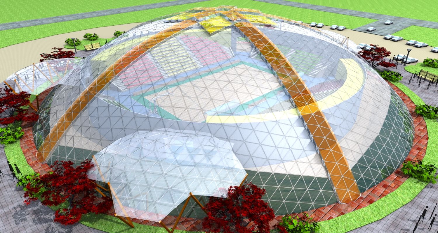 Sferinės formos daugiafunkcinės sporto arenos | Sporto paskirties pastatai